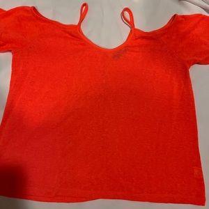 Cute open shoulder top